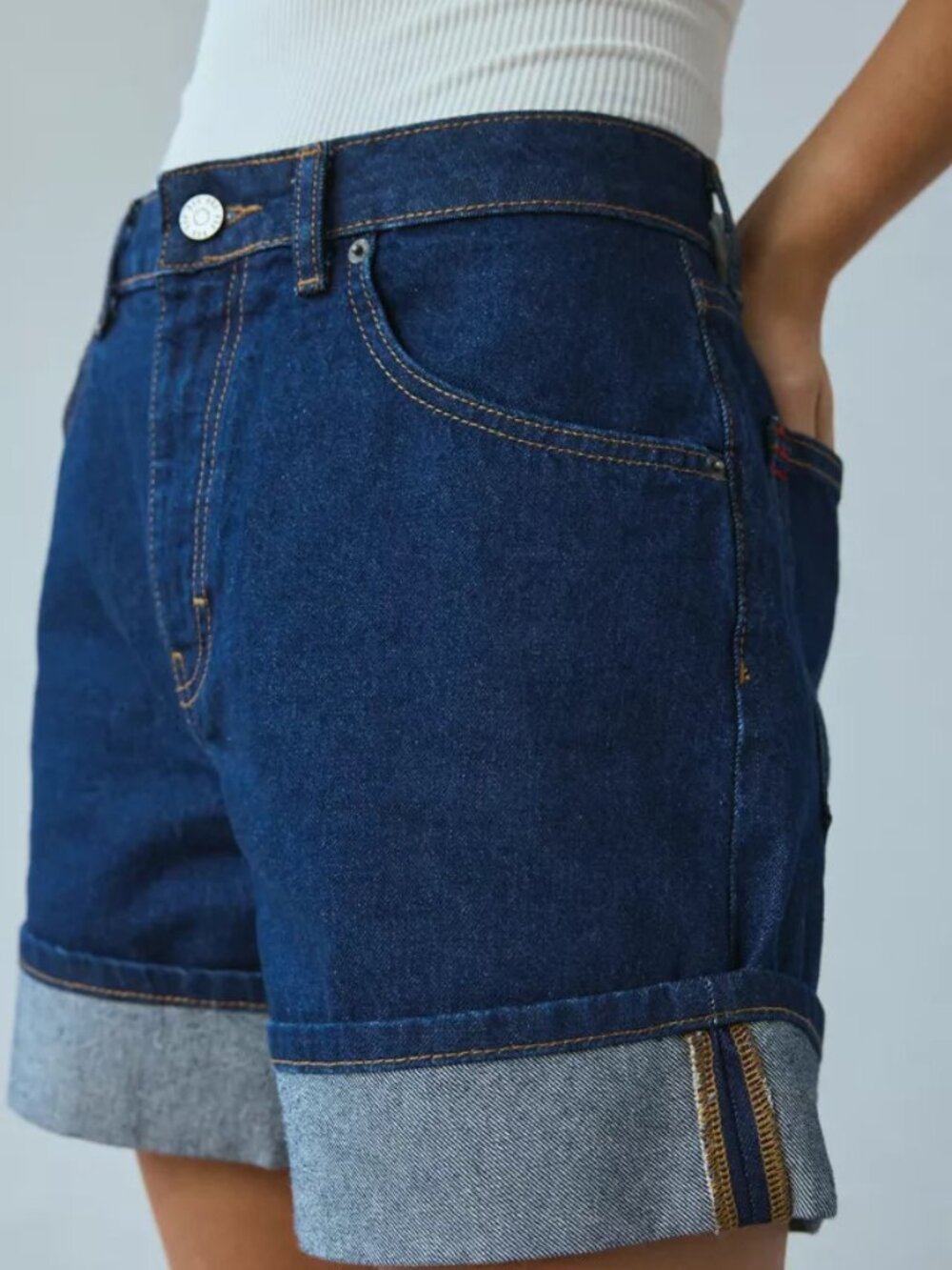 NWOT BDG Indie Mid-Rise Cuffed Denim Short